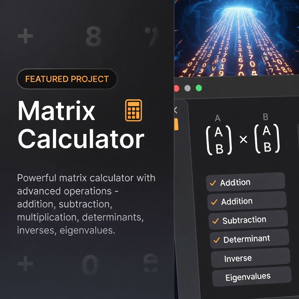 Matrix Calculator Project